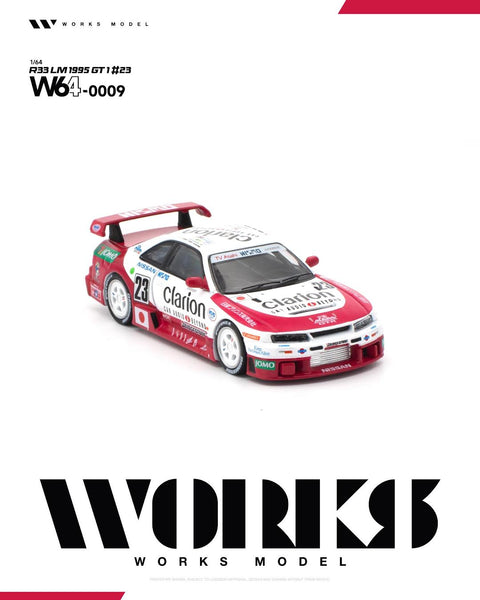 Works 1/64 R33 LM 1995 GT1 23 - GT Hobby Store