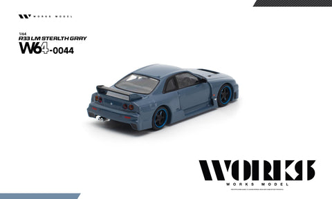 Works 1/64 R33 LM Stealth Gray - GT Hobby Store
