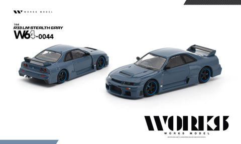 Works 1/64 R33 LM Stealth Gray - GT Hobby Store