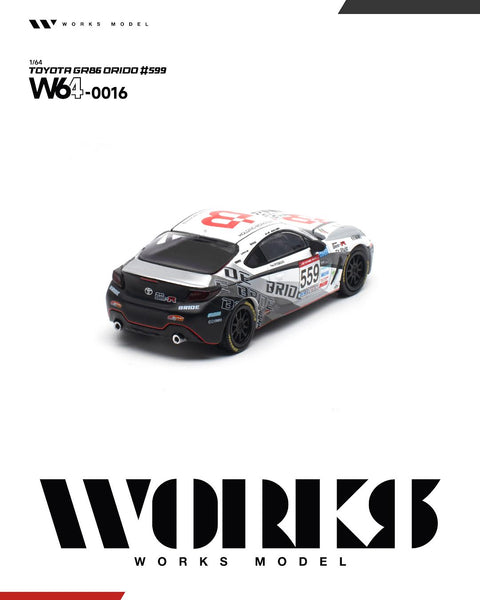Works 1/64 Toyota GR86 Orido #599 - GT Hobby Store