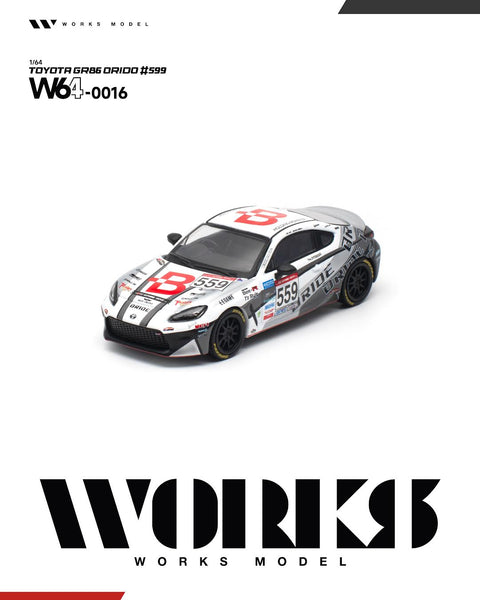 Works 1/64 Toyota GR86 Orido #599 - GT Hobby Store