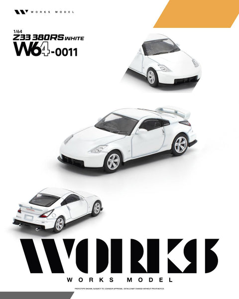 Works 1/64 Z33 380RS White - GT Hobby Store